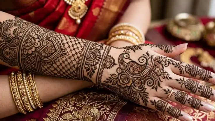 Bridal Feet Mehendi Design