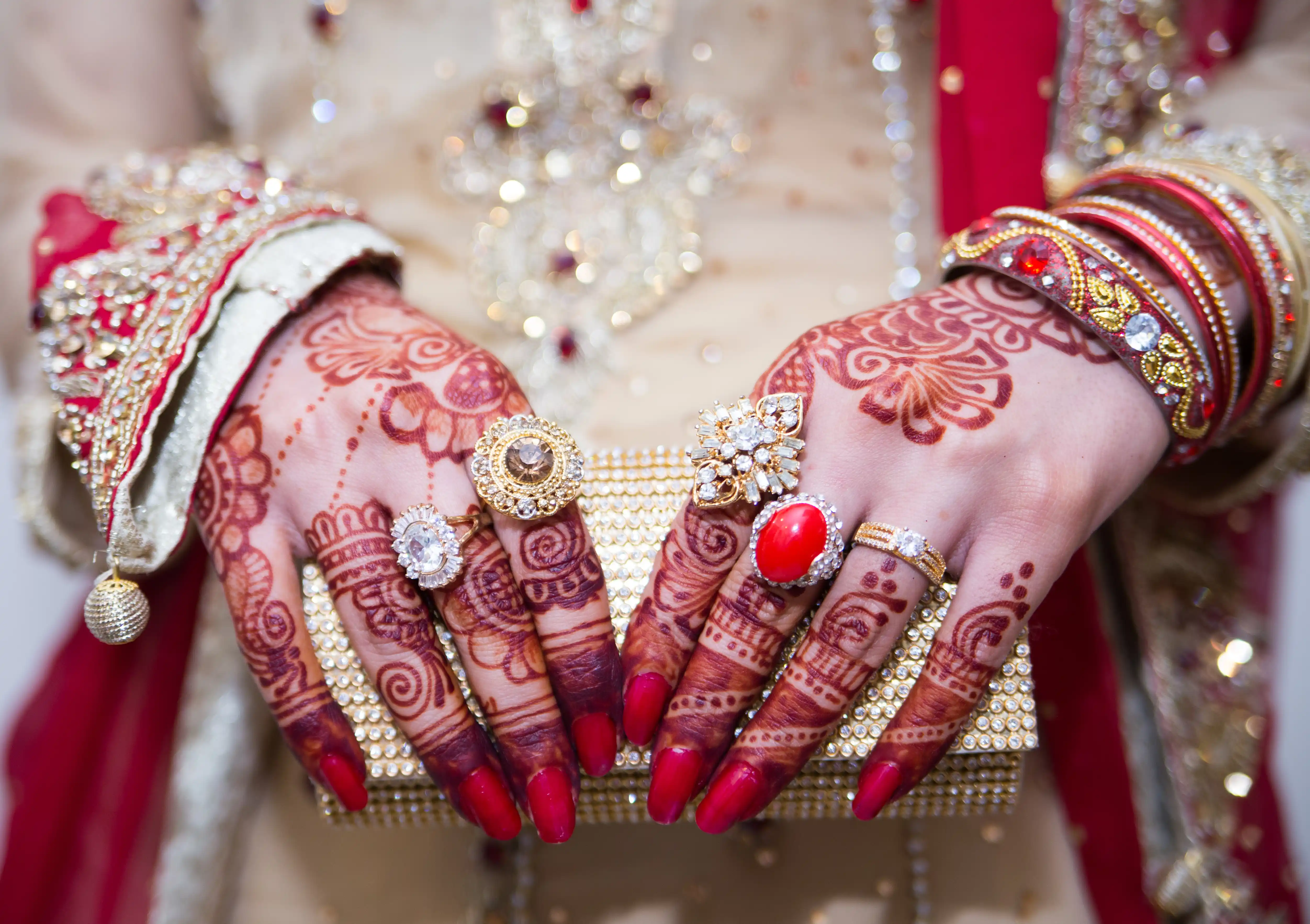 Bridal Mehendi with Words