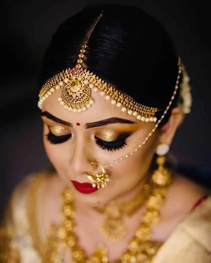 Golden Bridal Glam