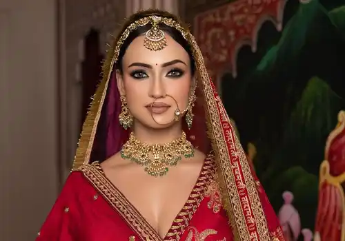 Golden Bridal Glam