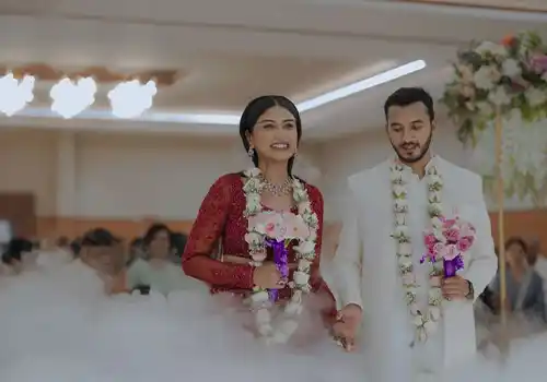 Luxury wedding cinematographer with Hollywood style film production and premium colour grading