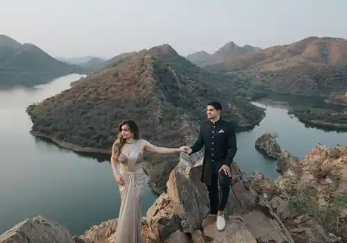 Pre-Wedding Drone Shoot Udaipur