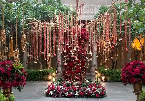 Luxury floral designer with editorial bloom styling and premium imported Dutch roses and orchids
