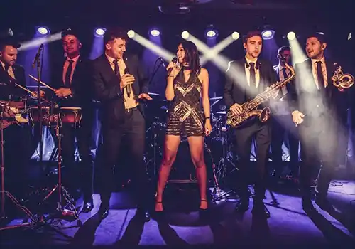 Luxury live band with premium international repertoire and world-class musicians