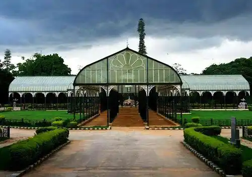 Luxury sky garden rooftop with vertical greenery and open air stage setup